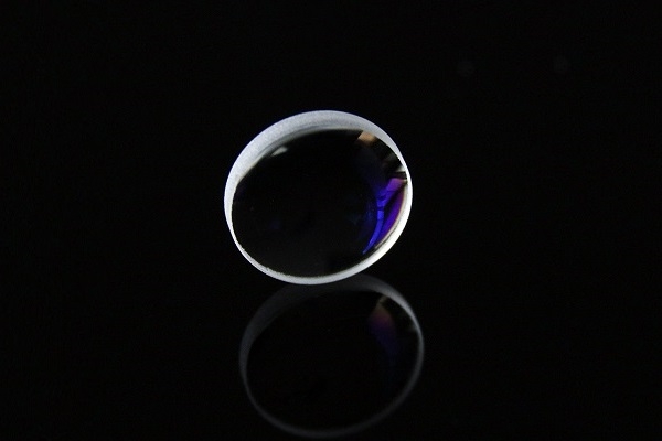 定製紫外到近紅外200-2100nm紫外熔石英平凸透鏡